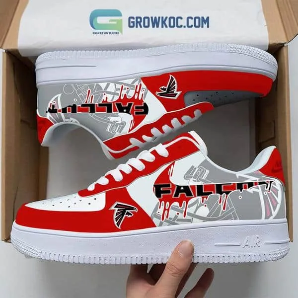 Atlanta Falcons  Team Logo Fan Air Force 1 Shoes
