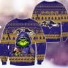 Baltimore Ravens Christmas Grinch M2 Knitted Sweater