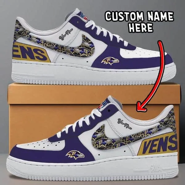 Baltimore Ravens  New Collection Trending Air Force 1 Personalized