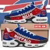 Buffalo Bills  NFL Pattern Swoosh Custom Name Air Cushion Sport Shoes