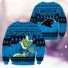 Carolina Panthers Christmas Grinch Knitted Sweater
