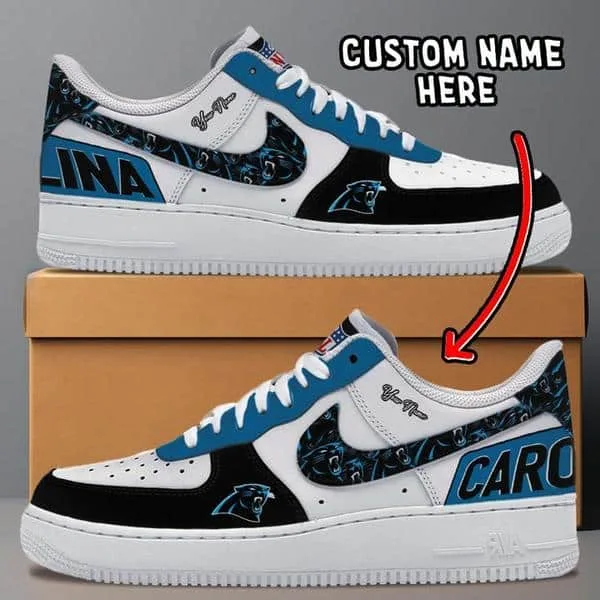 Carolina Panthers  New Collection Trending Air Force 1 Personalized