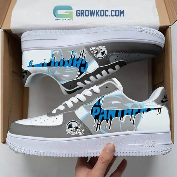 Carolina Panthers  Team Logo Fan Air Force 1 Shoes