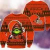 Cleveland Browns Christmas Grinch M2 Knitted Sweater