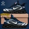 Dallas Cowboys Custom Name Max Soul Shoes