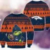 Denver Broncos Christmas The Grinch Knitted Sweater