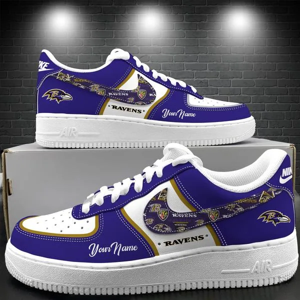 Baltimore Ravens  New  Air Force 1 Personalized