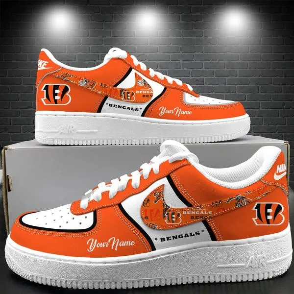 Cincinnati Bengals  New  Air Force 1 Personalized