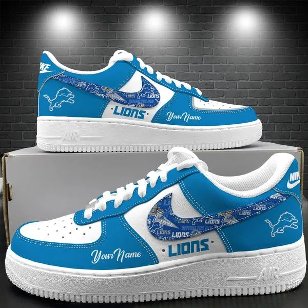 Detroit Lions  New  Air Force 1 Personalized