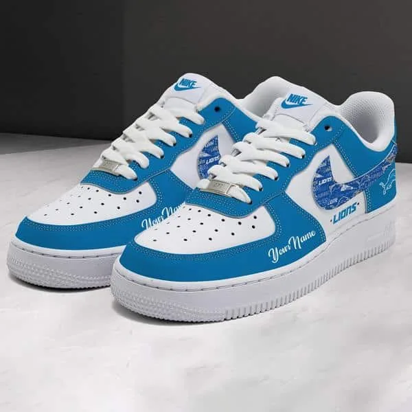Detroit Lions  New  Air Force 1 Personalized - Image 3