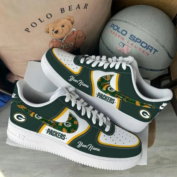 Green Bay Packers  New Air Force 1 Personalized - Image 2
