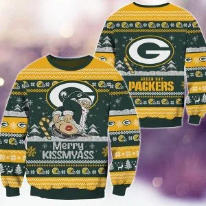 Green Bay Packers Merrykissmyass Knitted Sweater