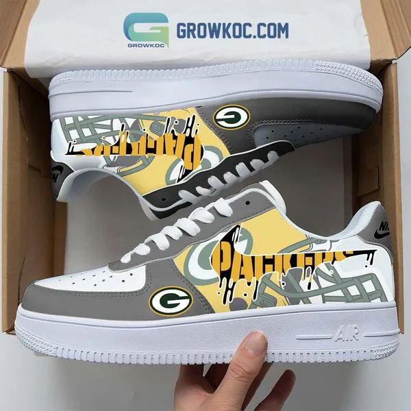 Green Bay Packers  Team Logo Fan Air Force 1 Shoes