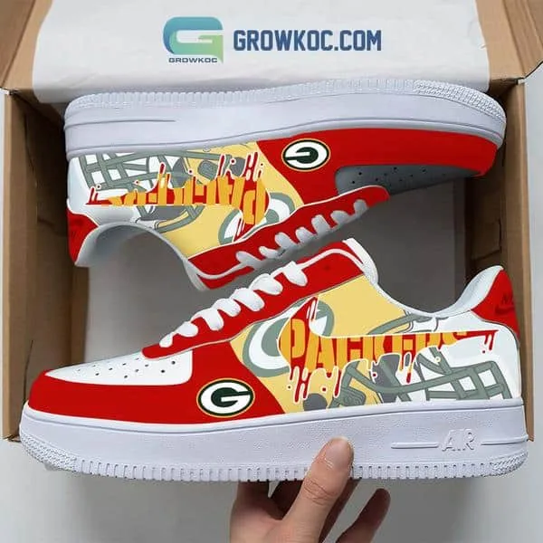 Green Bay Packers  Team Logo Fan Air Force 1 Shoes