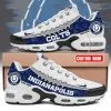 Indianapolis Colts  NFL Pattern Swoosh Custom Name Air Cushion Sport Shoes