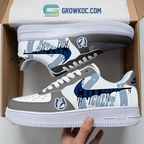Indianapolis Colts  Team Logo Fan Air Force 1 Shoes