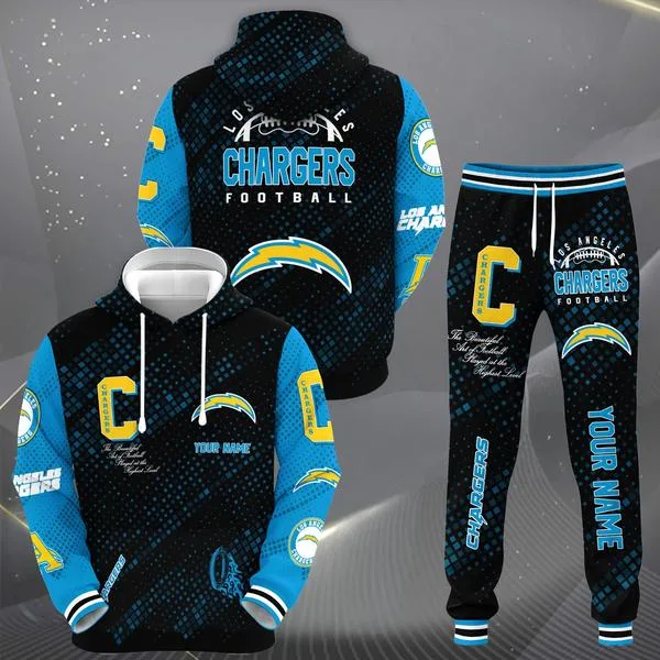 Los Angeles Chargers Hoodie And Sweatpants 2025