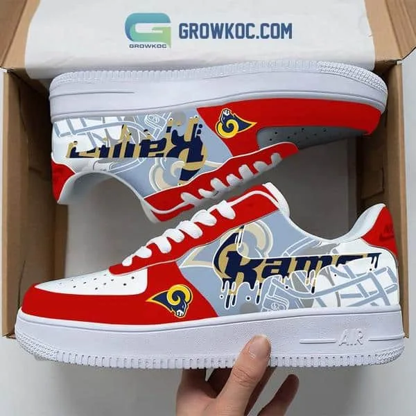 Los Angeles Rams  Team Logo Fan Air Force 1 Shoes