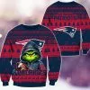 New England Patriots Christmas Grinch M2 Knitted Sweater