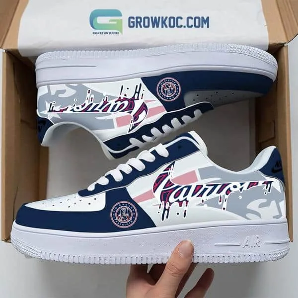 New England Patriots  Team Logo Fan Air Force 1 Shoes
