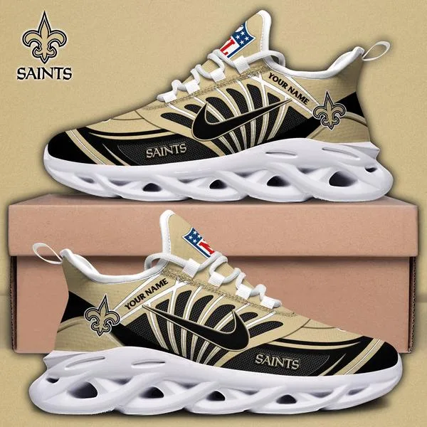 New Orleans Saints Custom Name Max Soul Shoes - Image 2