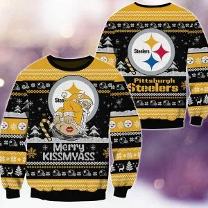 Pittsburgh Steelers Merrykissmyass Knitted Sweater
