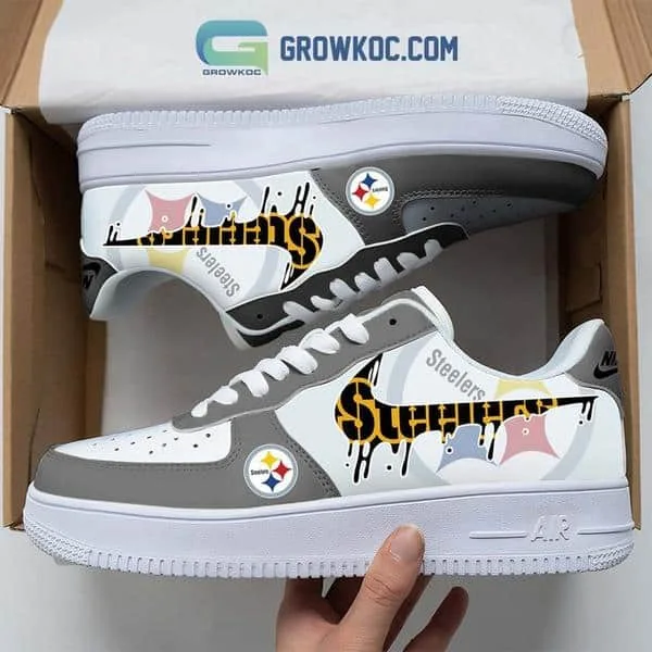 Pittsburgh Steelers  Team Logo Fan Air Force 1 Shoes
