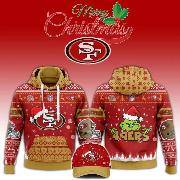San Francisco 49ers 2025 Christmas Limited Edition Hoodie