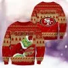 San Francisco 49ers Christmas Grinch Knitted Sweater