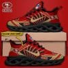 San Francisco 49ers Custom Name Max Soul Shoes