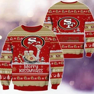 San Francisco 49ers Merrykissmyass Knitted Sweater