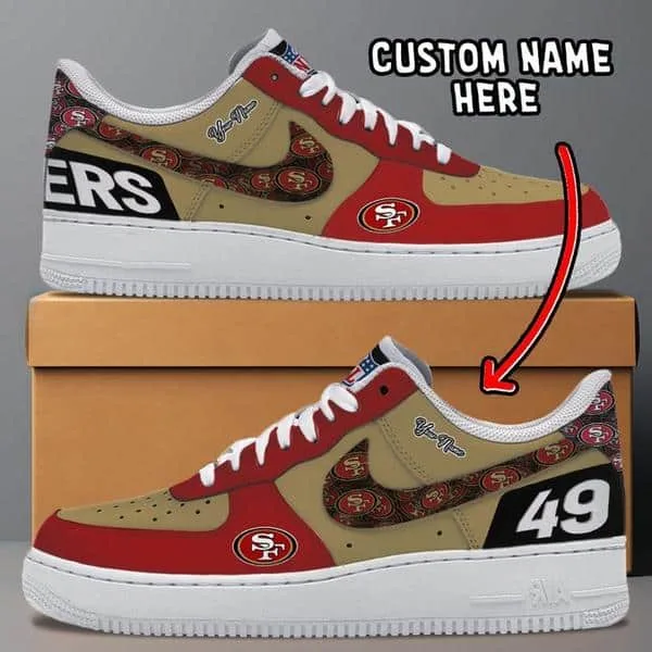 San Francisco 49ers  New Collection Trending Air Force 1 Personalized