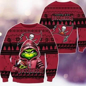 Tampa Bay Buccaneers Christmas Grinch M2 Knitted Sweater