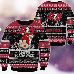 Tampa Bay Buccaneers Merrykissmyass Knitted Sweater