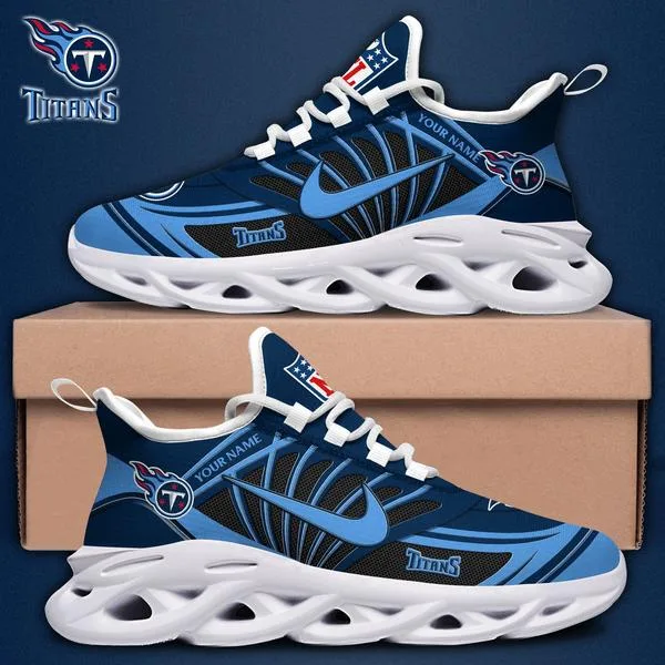Tennessee Titans Custom Name Max Soul Shoes - Image 2