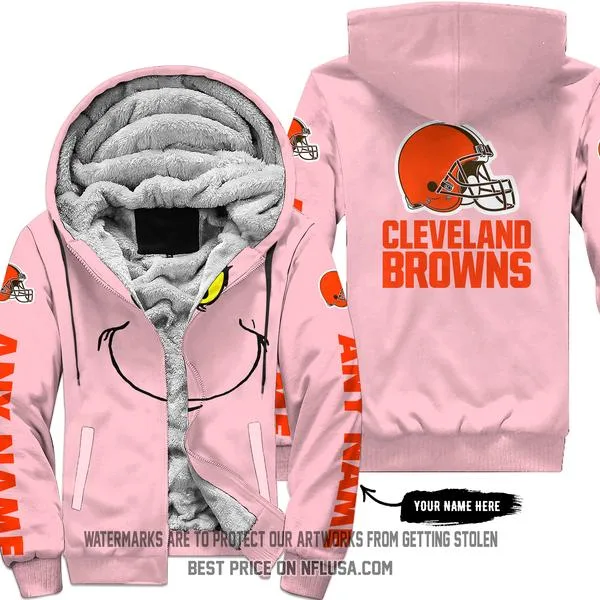 The Grinch - Limited Edition - Cleveland Browns - Fleece Zip Hoodie