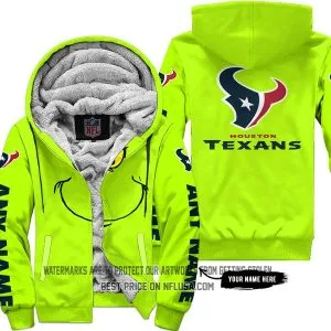 The Grinch - Limited Edition - Houston Texans - Fleece Zip Hoodie