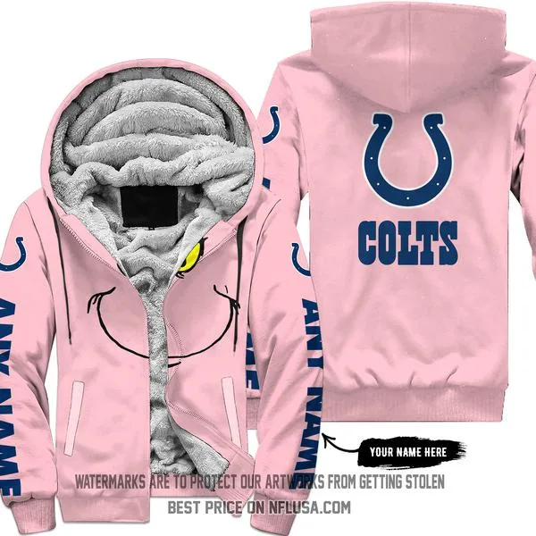The Grinch - Limited Edition - Indianapolis Colts - Fleece Zip Hoodie