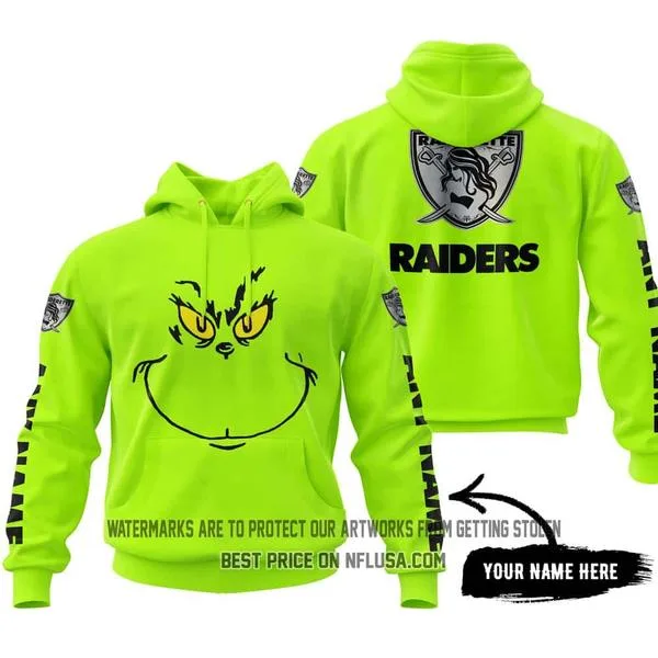 The Grinch - Limited Edition - Las Vegas Raiders V3