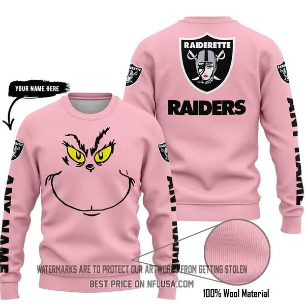 The Grinch - Limited Edition - Las Vegas Raiders V5