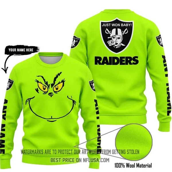 The Grinch - Limited Edition - Las Vegas Raiders V1