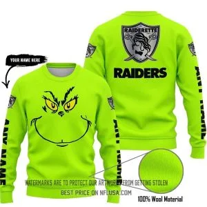 The Grinch - Limited Edition - Las Vegas Raiders V3