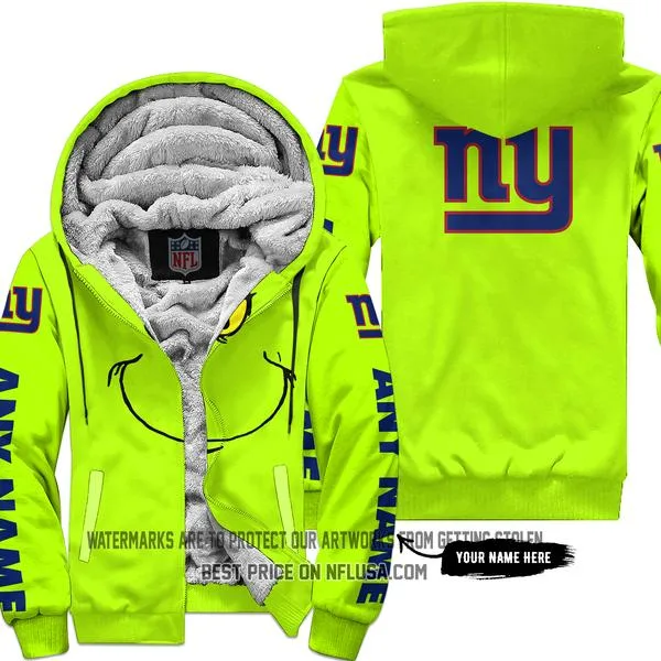 The Grinch - Limited Edition - New York Giants - Fleece Zip Hoodie
