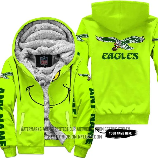 The Grinch - Limited Edition - Philadelphia Eagles 1987 - Fleece Zip Hoodie
