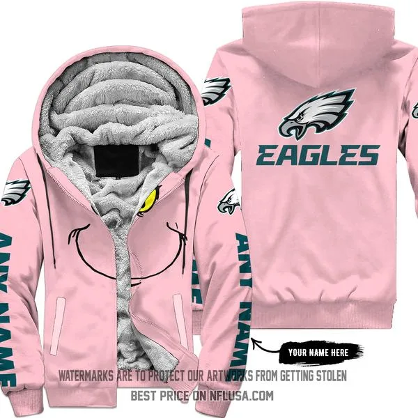 The Grinch - Limited Edition - Philadelphia Eagles - Fleece Zip Hoodie
