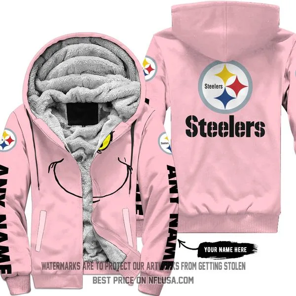 The Grinch - Limited Edition - Pittsburgh Steelers - Fleece Zip Hoodie