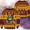 Washington Commanders Christmas Grinch M2 Knitted Sweater