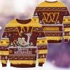 Washington Commanders Merrykissmyass Knitted Sweater