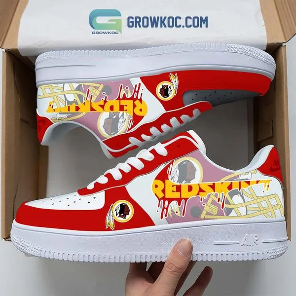 Washington Commanders  Team Logo Fan Air Force 1 Shoes