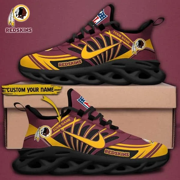 Washington Redskins Custom Name Max Soul Shoes